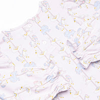 Classic Carousel Long Sleeve Dress, Pink