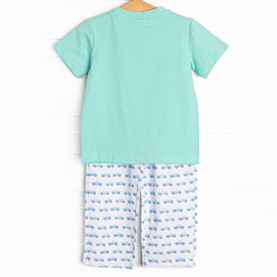 Truck Stop Pant Set, Green