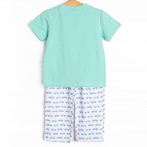 Truck Stop Pant Set, Green