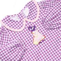 Spell Season Applique Dress, Purple