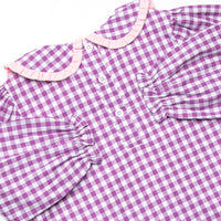 Spell Season Applique Diaper Set, Purple