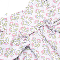 Pick Me Petals Ruffle Bib Diaper Set, Pink