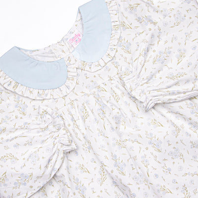 Barcelona Blues Bloomer Set, Blue