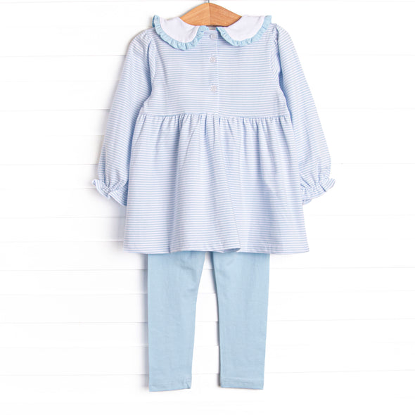 Zoo Park Pals Applique Legging Set, Blue