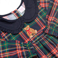 Timeless Teddy Applique Bloomer Set, Blue