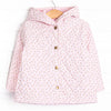 Rosemary Quilted Coat, Pink Rosebud