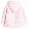 Rosemary Quilted Coat, Pink Rosebud