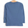 Turkey Blessings Applique Top, Blue