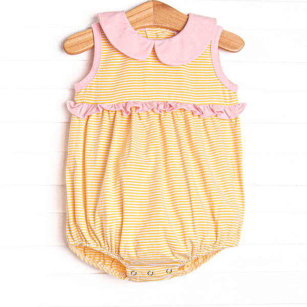 Lainey Bubble, Light Pink and Yellow Stripe