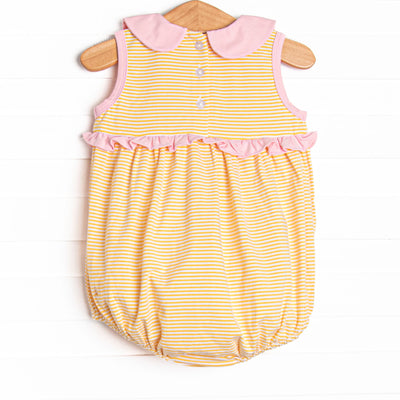 Lainey Bubble, Light Pink and Yellow Stripe