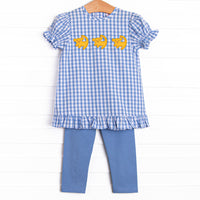 Pride Land Pals Applique Legging Set, Blue