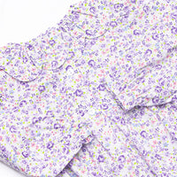 Botanical Blooms Smocked Bubble, Purple