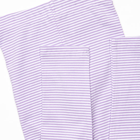 Calla Legging Set, Purple Stripe