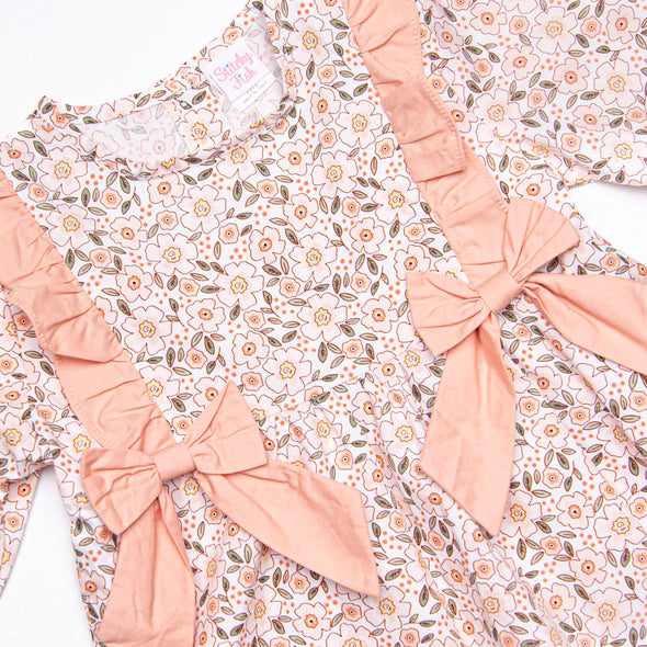 Berries and Bows Legging Set, Pink