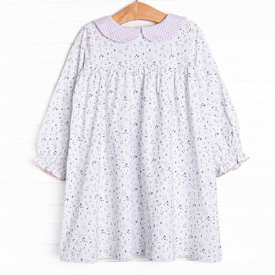 Berry Blossoms Dress, Purple