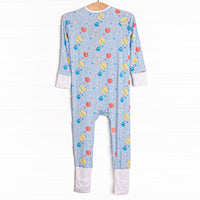 Rocket to Sleep Bamboo Zippy Pajama, Blue