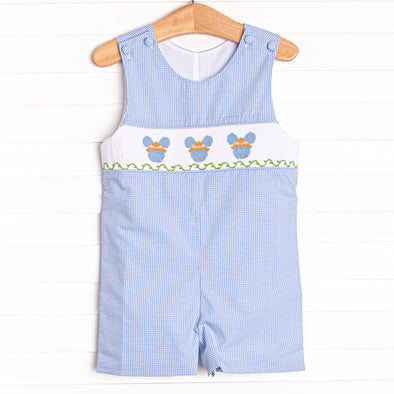 Jungle Joyride Smocked Jon Jon, Blue