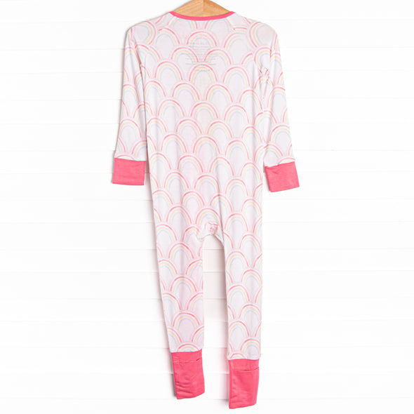 Rise and Shine Bamboo Zippy Pajama, Pink