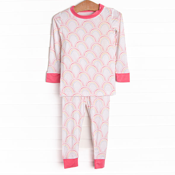 Rise and Shine Bamboo Pajama Set, Pink