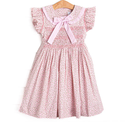 Bleu: Florence Smocked Dress, Pink