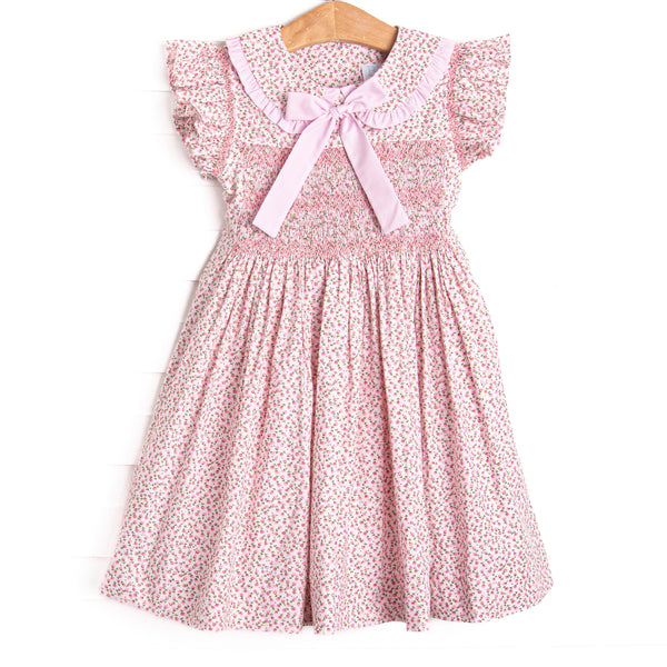 Bleu: Florence Smocked Dress, Pink