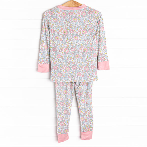 Fan Favorite Florals Bamboo Pajama Set, Pink