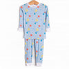 Rocket to Sleep Bamboo Pajama Set, Blue