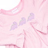 Jurassic Journey Applique Diaper Set, Pink Stripe