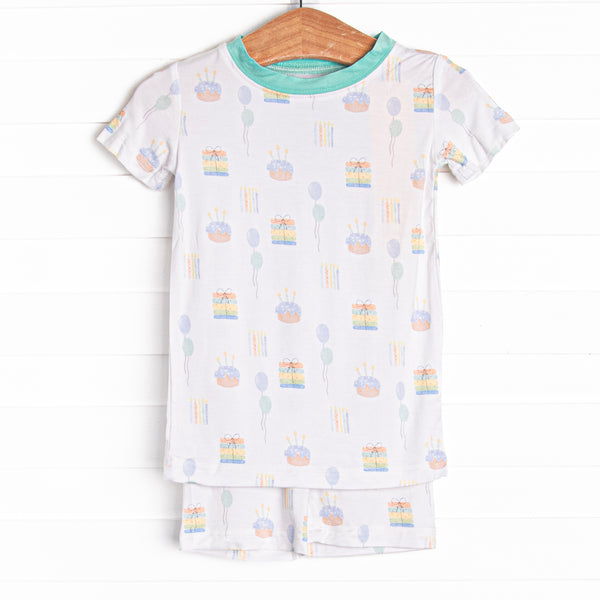 You're Invited Bamboo Pajama Short Set, Green