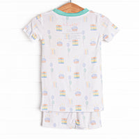You're Invited Bamboo Pajama Short Set, Green