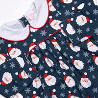 Seasonal Snowfall Legging Set, Navy