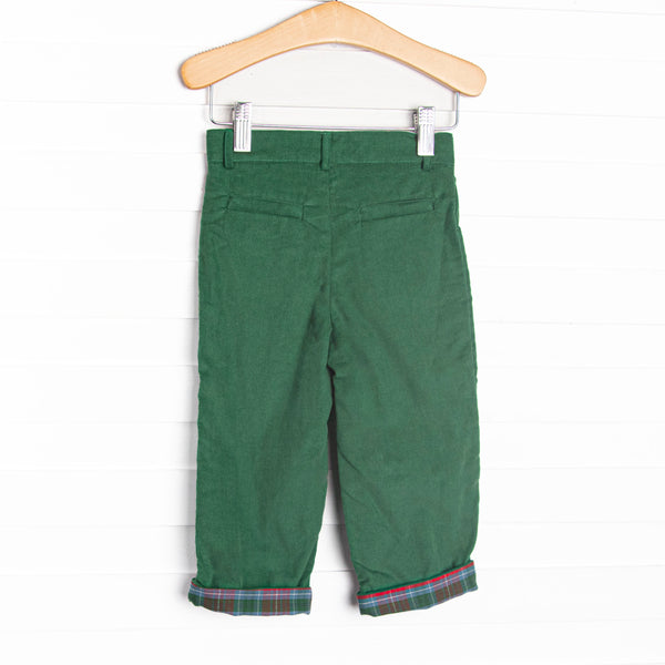 Bleu: Conrad Classic Pant, Green Corduroy