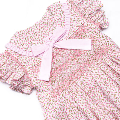 Bleu: Florence Smocked Dress, Pink