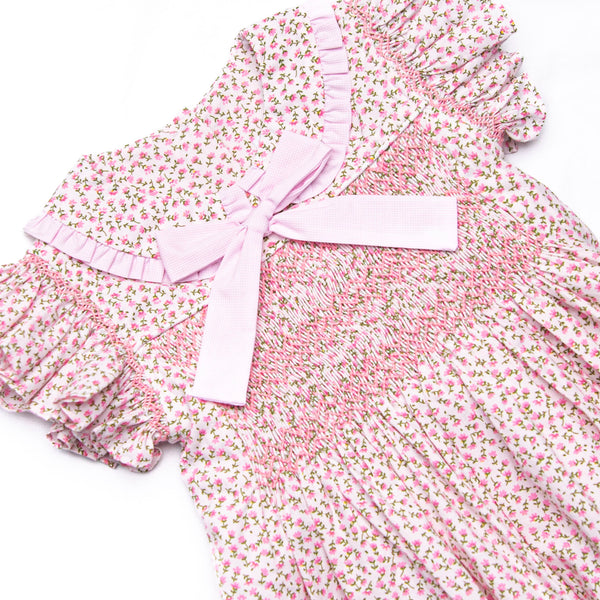 Bleu: Florence Smocked Dress, Pink