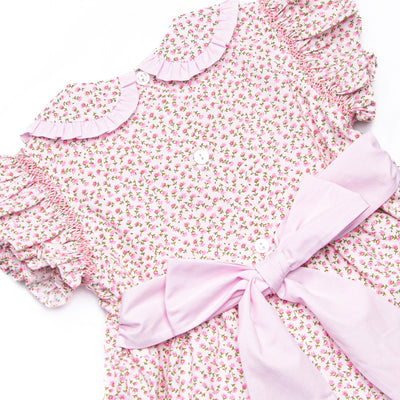 Bleu: Florence Smocked Dress, Pink