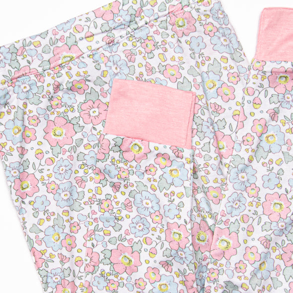 Fan Favorite Florals Bamboo Pajama Set, Pink