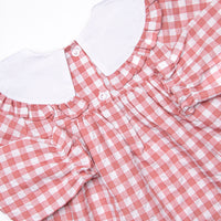 Hillside Orchard Bib Legging Set, Red Check