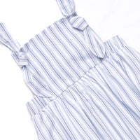 Bleu: Sullivan Sails Smocked Bubble, Blue Stripe