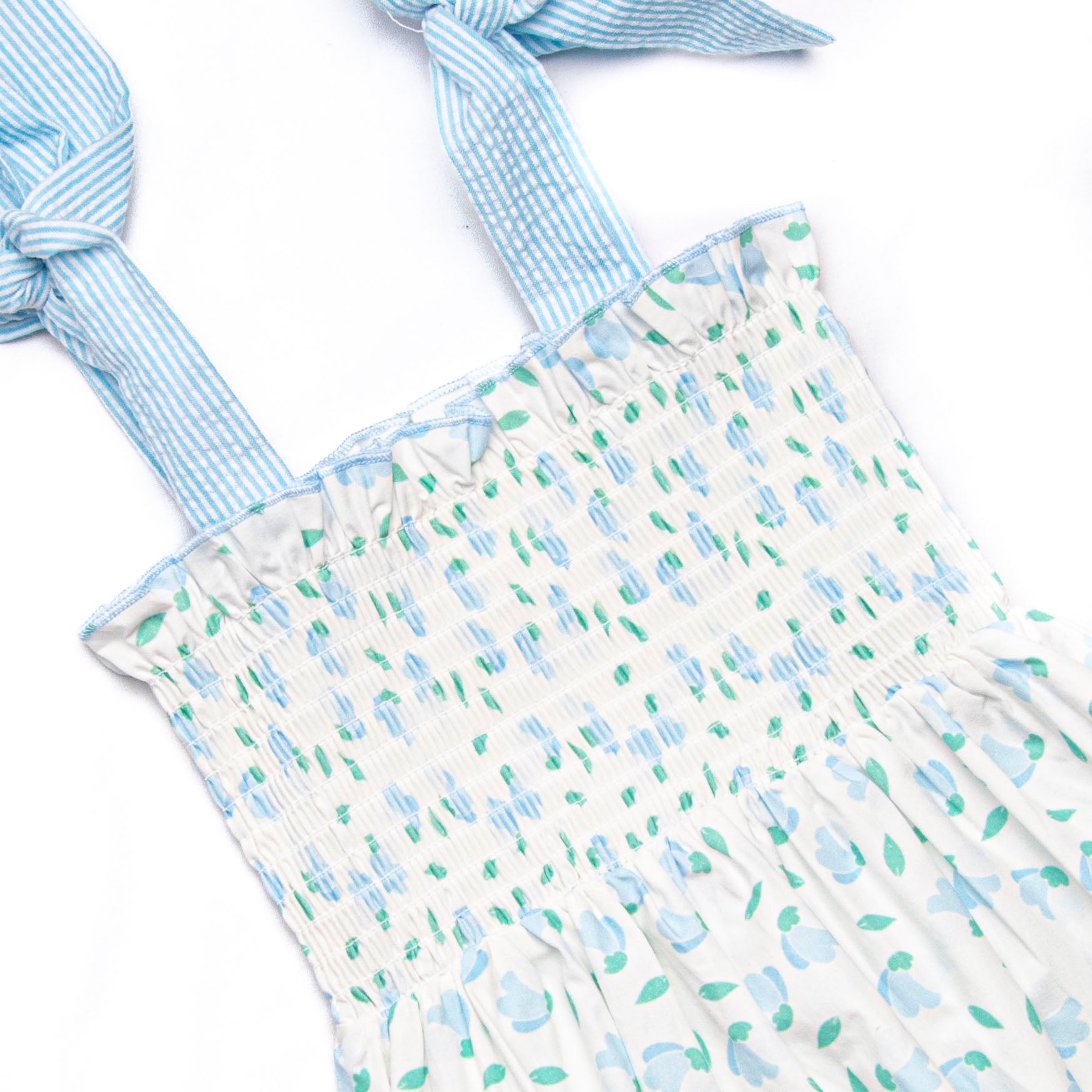 Southern Magnolia Dress, Blue Stitchy Fish Southern Magnolia Dress, Blue Stitchy Fish