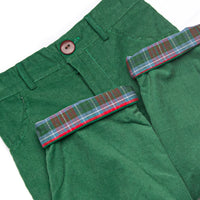 Bleu: Conrad Classic Pant, Green Corduroy