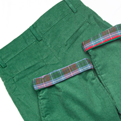 Bleu: Conrad Classic Pant, Green Corduroy