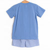 Fore Freedom Smocked Short Set, Blue