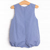 Land I Love Smocked Bubble, Blue