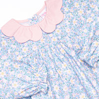 Gardenia Garden Legging Set, Blue