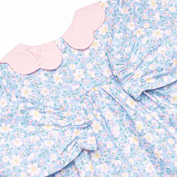 Gardenia Garden Legging Set, Blue