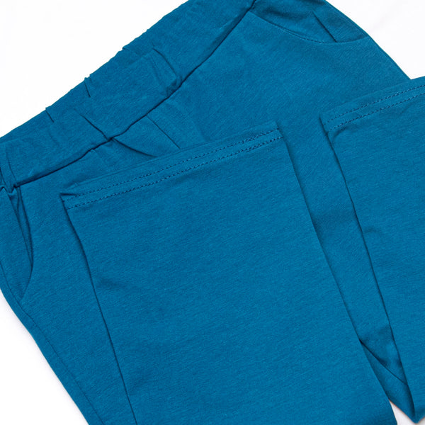 Charles Long Sleeve Pant Set, Prussian Blue Stripe