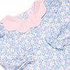 Gardenia Garden Long Sleeve Dress, Blue