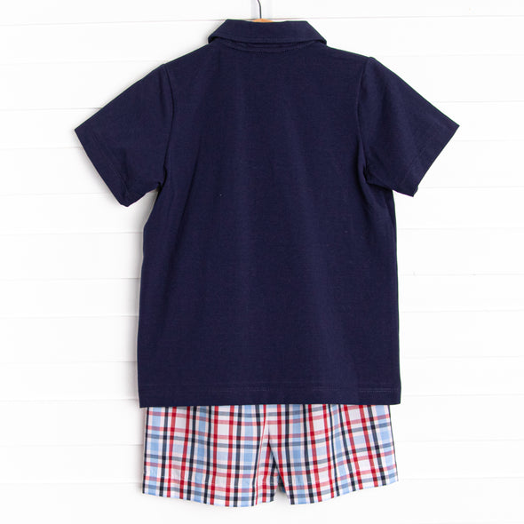 U.S. of Yay Short Set, Blue