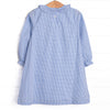 Chasing Tails Applique Dress, Blue