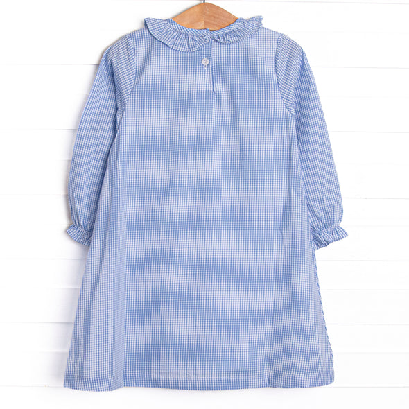 Chasing Tails Applique Dress, Blue